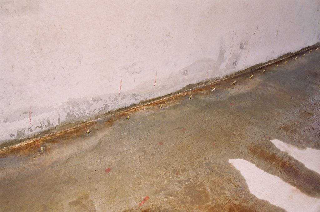 Leaking Town Water Tank During
